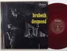 DAVE BRUBECK QUARTET Brubeck Desmond FANTASY LP mono red wax