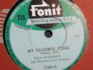 5 DISCHI CANTATI DA FITZGERALD ELLA - A 78 GIRI FONIT