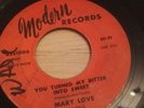 northern soul Mary love you turned my bitter in to sweet original modern records