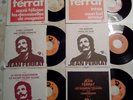 Jean Ferrat  6 x 45t Promo Barclay Alain Goraguer