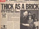 LP Jethro Tull Thick As A Brick NEWSPAPER COVER, ORIGINAL Chrysalis Records