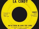 Northern Soul 45 EL ANTHONY We’ve Been In Love Too Long on La Cindy