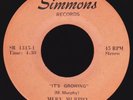 Chicago 70s Crossover Soul 45 MERV MURPHY It’s Growing on Simmons M-