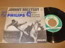 juke-box johnny hallyday  avec ENCART et pochette plastique PHILIPS