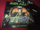 OVERKILL - UNDER THE INFLUENCE LP 1988 RARE PRIVATE METAL/SLAYER/CARNIVORE
