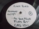 RARE BIRD - AS YOUR MIND FLIES BY,CAS 1011 CHARISMA,WHITE LABEL TEST PRESSING LP