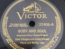 78rpm Duke Ellington + Jimmy Blanton 