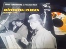 45 T RARE GILLIAN HILLS eddie constantine BARCLAY 60238 SUPERBE