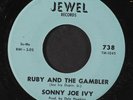 SONNY JOE IVY: Ruby And The Gambler / Please, Please Bartender 45 Rockabilly