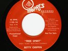 MODERN SOUL FUNK 45 - BETTY GRIFFIN - FREE SPIRIT/I WANT TO CRUISE - MOPRES - NM