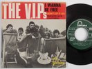 THE V.I.P.'S - I WANNA BE FREE - RARE FREAKBEAT FRENCH 45T 7' EP