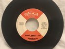 Frankie and the Classicals What Shall I Do/ I Only Have Eyes For You 45 Calla