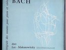 BACH violin Sonatas  MAKANOWITZKY / LEE   Rare French LUMEN  STEREO  2 LP in box