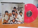 BEATLES BUTCHER COVER PINK  FLAMING SUN COLOR VINYL LP Yesterday And Today NM
