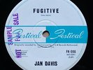 JAN DAVIS FUGITIVE RARE 1964 AUST FESTIVAL PROMO LABEL 45 EX CONDITION