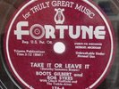 FORTUNE 176 Boots Gilbert Bob Sykes MAN  Turn Me Loose Detroit ROCKABILLY 78 rpm