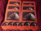 Vintage EMI / HMV Nipper 6 Boxed Tablemats,Coasters -Jack Russell Dog Gramophone