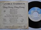 GEORGE HARRISON (BEATLES) Ding dong CANADA APPLE 1974 PS BLUE/WHITE LABELS 45
