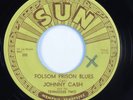 Country Bopper 45 JOHNNY CASH Folsom Prison Blues SUN HEAR