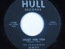 Doo Wop R&B 45 HEARTBEATS Crazy For You HULL HEAR