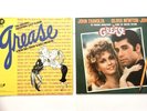 Grease two albums Soundtrack Movie 1978 AND Broadway Cast Album 1972 both NM