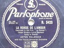 LA RONDE DE L'AMOUR ANTON WALBROOK & VIENNA BOHEMIAN ORCHESTRA - 78 RPM