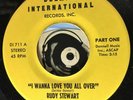 Rudy (Rudi) Stewart 45 Soul Mover I Wanna Love You All Over Unplayed Glossy MINT