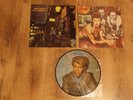 DAVID BOWIE 2 RARE VINYL LPS PLUS 1 RARE DOUBLE SIDED FACED RARE INTERVIEW,