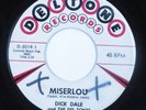 Instrumental Surf Tittyshaker 45 DICK DALE & THE DEL-TONES Miserlou DELTONE HEAR
