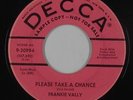 Doo-Wop Teen 45 - Frankie Vally - Please Take A Chance - Decca - mp3