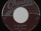 Blues R&B 45 - Lowell Fulson - Do Me Right/Lonely Hours - Checker - VG++ mp3