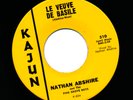 Nathan Abshire Kajun 510 E cajun 45 Le Veuve De Basile b/w Wondering