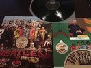 BEATLES SGT PEPPERS LONELY HEARTS CLUB BAND VINYL LP RECORD G/F INSERTS EX/EX