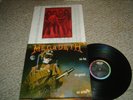 MEGADEATH SO FAR SO GOOD SO WHAT ORG METAL ROCK LP ON CAPITOL EX