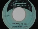 R&B Rocker 45 - Carmen Taylor - No More, No Less - Guyden - mp3 - rare