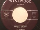 JOE RICKMAN Lonely Heart/Lonesome Love 45 Westwood Jackson TN rockabilly hear