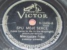 MIECZYSLAW FOGG 78 rpm pre war POLISH Victor 16456 VV+