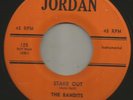 ROCKABILLY SURF INSTROS- BANDITS-  STAKE OUT  /  RUNAWAY - HEAR -1962 JORDAN