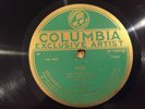 Turkish 78 rpm phonograph record, Columbia Exclusive Artist, Mme. Mary Steele