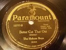 JAZZ BLUES HOKUM BOYS Better Cut That Out-2/Caught Him-2 PARAMOUNT 12777 V+