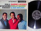 BARNEY KESSEL,SHELLY MANNE POLL WINNERS THREE CONTEMPORARY LAX-3134 Japan LP