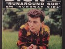 DION: Runaround Sue / Runaway Girl 45 (PS slight cw & toc) Oldies