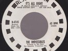 60s GROUP NORTHERN SOUL IMPOSSIBLES IT'S ALL RIGHT + WANNA KNOW ROULETTE DJ ORIG