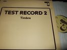TEST FRECORD 2 TIMBRE AUDIOPHILE LP 1981 OPUS 3 SWEDEN