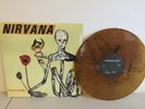 NIRVANA - INCESTICIDE - LIKE NEW YELLOW/BROWN MARBLED COLORED VINYL IMPORT LP