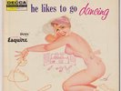 Gordon Jenkins He Likes To Go Dancing Decca ED 2392 Petty Girl Pin Up Rare EP 45