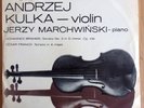# LP RARE KULKA MARCHWINSKI BRAHMS FRANCK VI SONATA MUZA SX BLACK SILVER NM