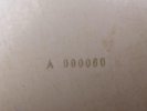 The Beatles - White Album - vinyl record - Low serial number A000060