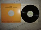 THE CURE BBC TRANSCRIPTION SERVICE ORIGINAL LP GREEN LABELS CN4676/S BBC 1985