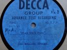 ROLLING STONES- PLAY WITH FIRE / PAIN IN MY HEART,  METAL ACETATE,DECCA,1965, UK